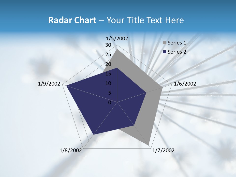 Frosty Natural Frost PowerPoint Template