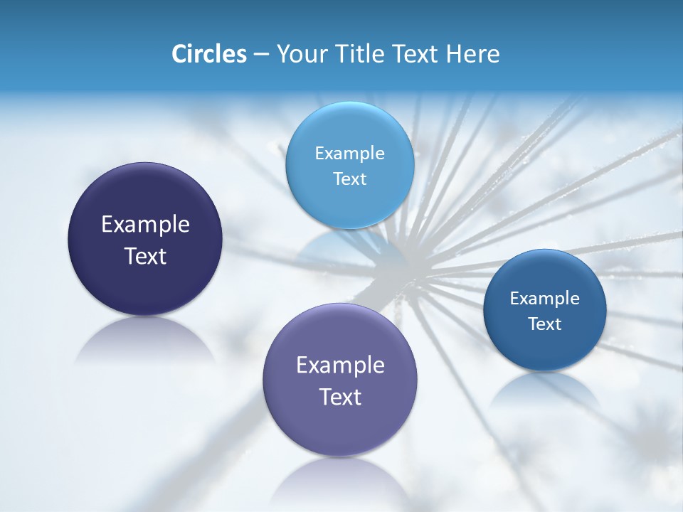 Frosty Natural Frost PowerPoint Template