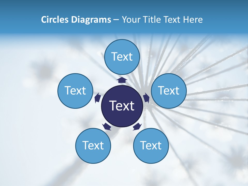 Frosty Natural Frost PowerPoint Template