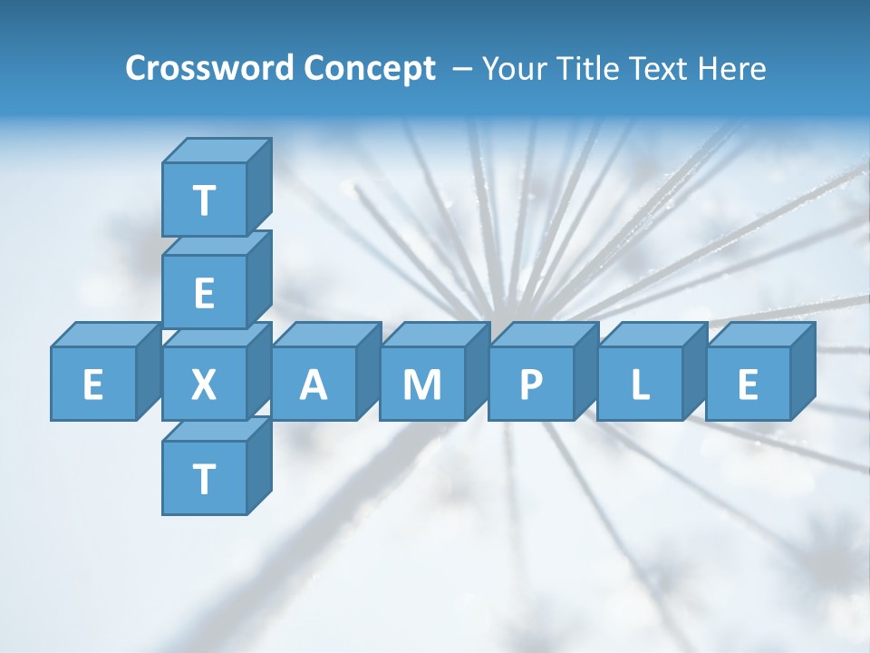 Frosty Natural Frost PowerPoint Template