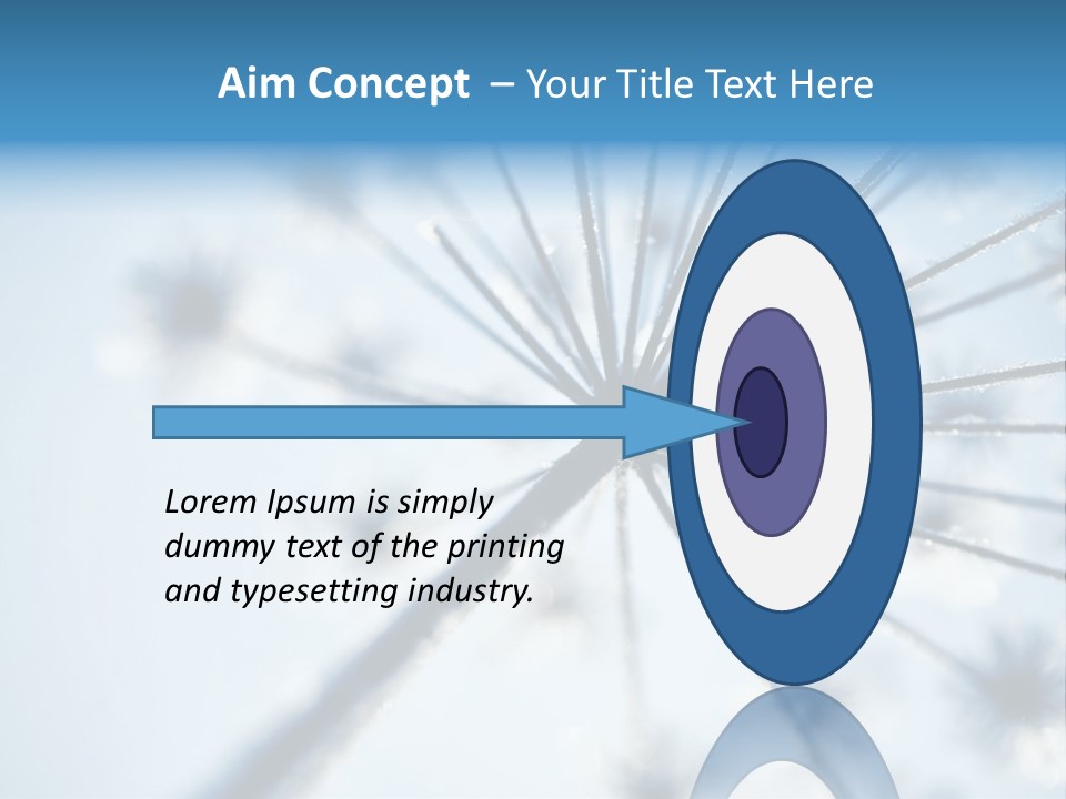 Frosty Natural Frost PowerPoint Template