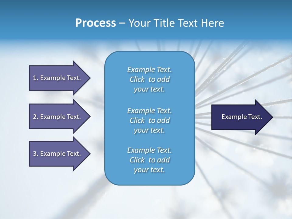 Frosty Natural Frost PowerPoint Template