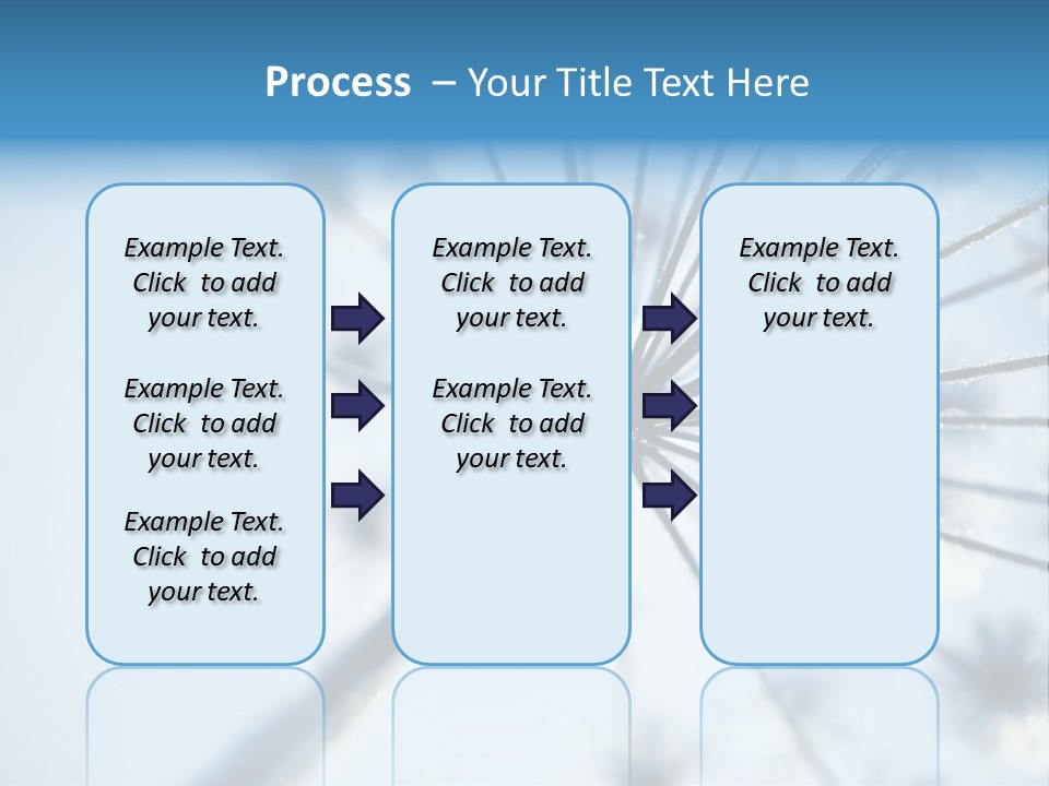 Frosty Natural Frost PowerPoint Template
