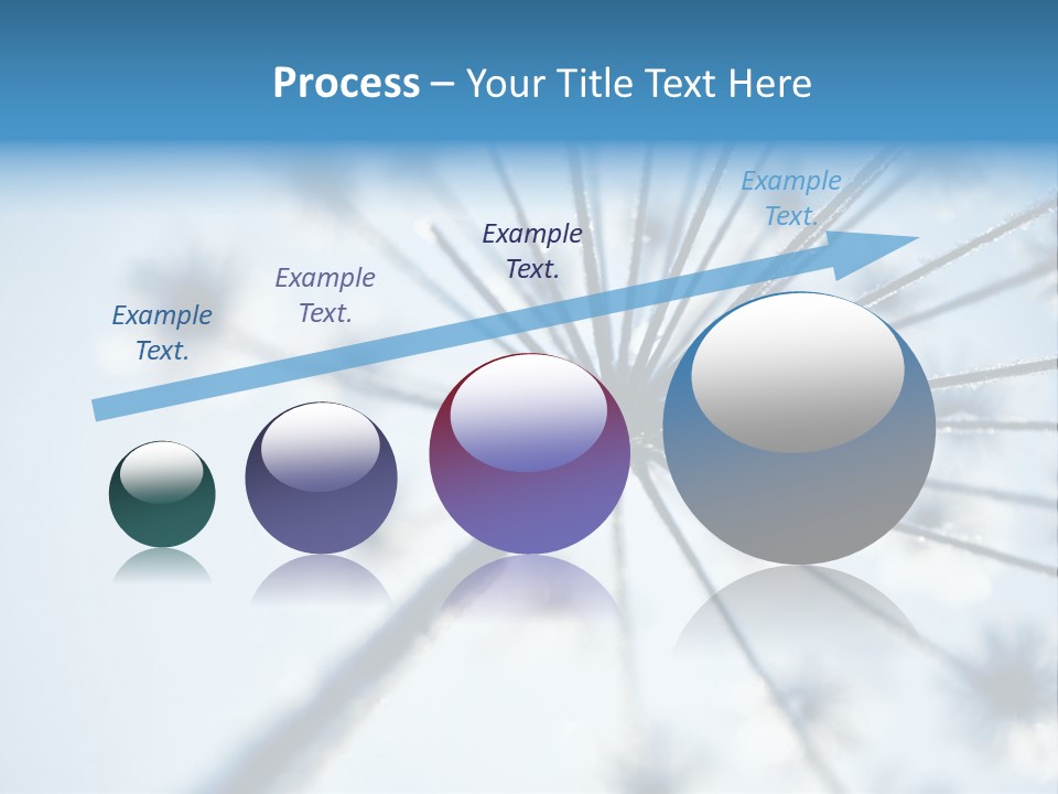 Frosty Natural Frost PowerPoint Template