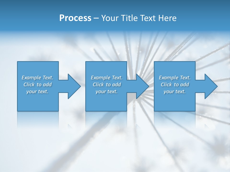 Frosty Natural Frost PowerPoint Template