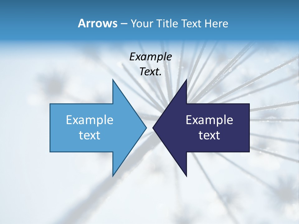 Frosty Natural Frost PowerPoint Template