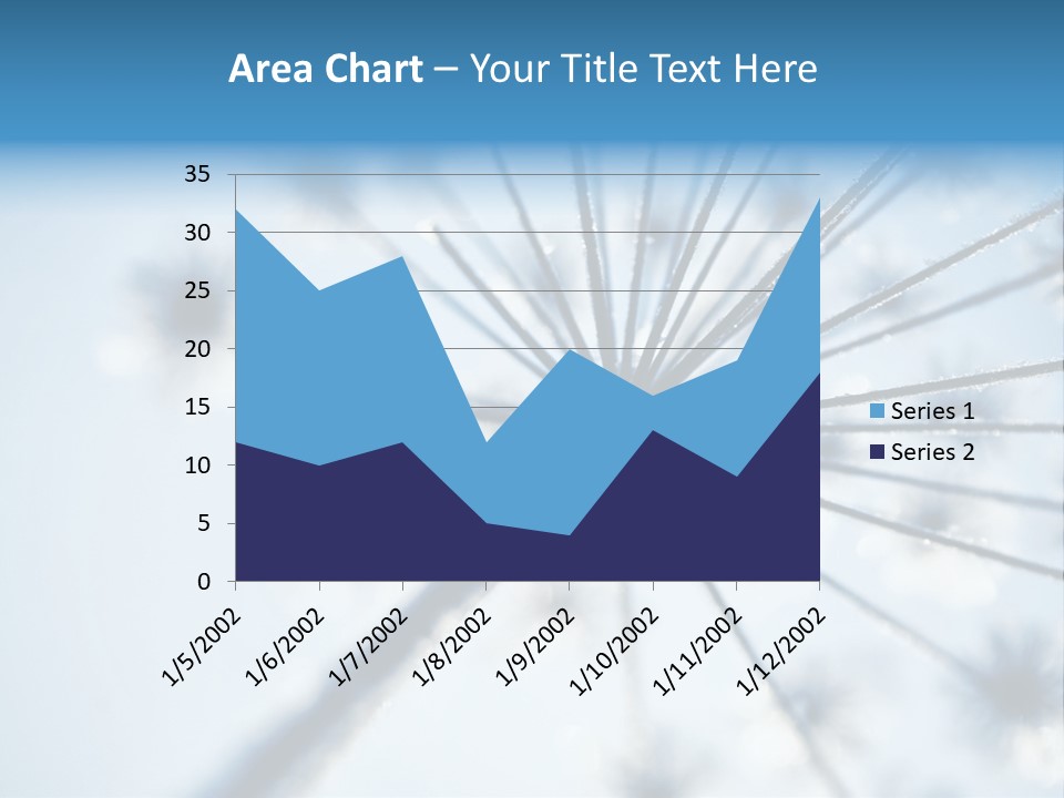 Frosty Natural Frost PowerPoint Template