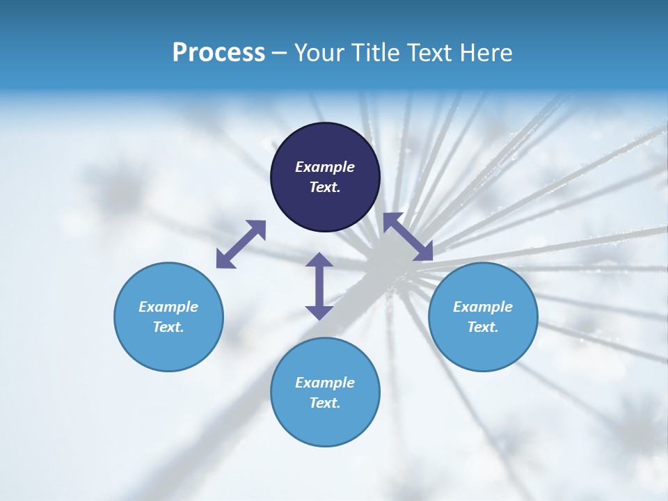 Frosty Natural Frost PowerPoint Template