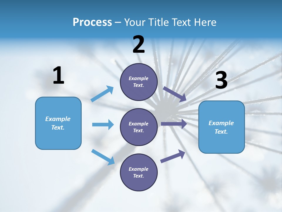 Frosty Natural Frost PowerPoint Template