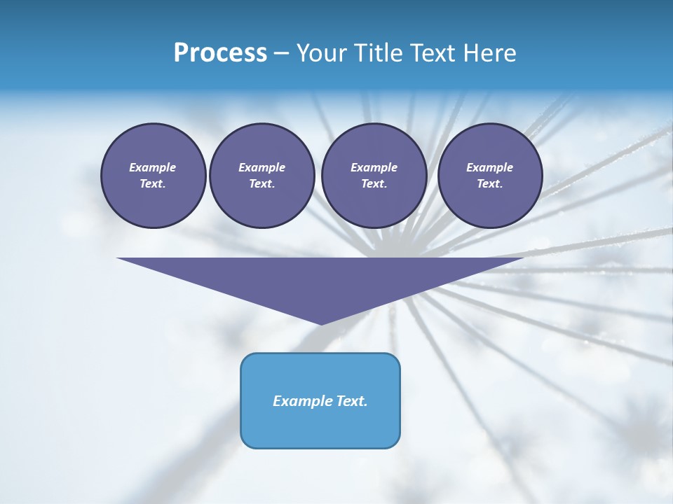 Frosty Natural Frost PowerPoint Template