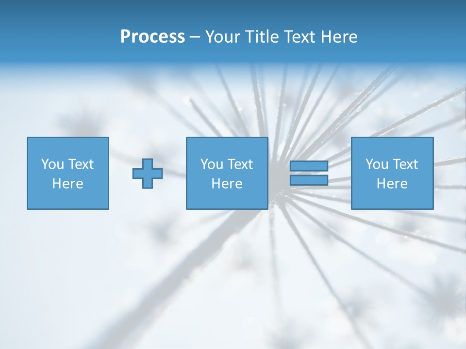 Frosty Natural Frost PowerPoint Template