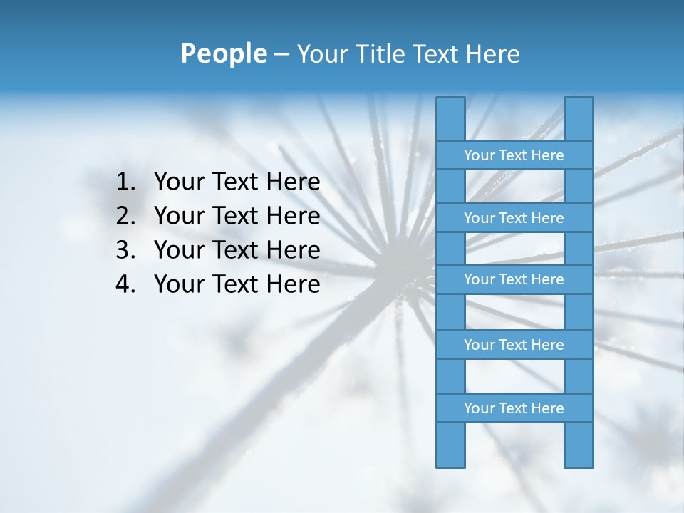 Frosty Natural Frost PowerPoint Template