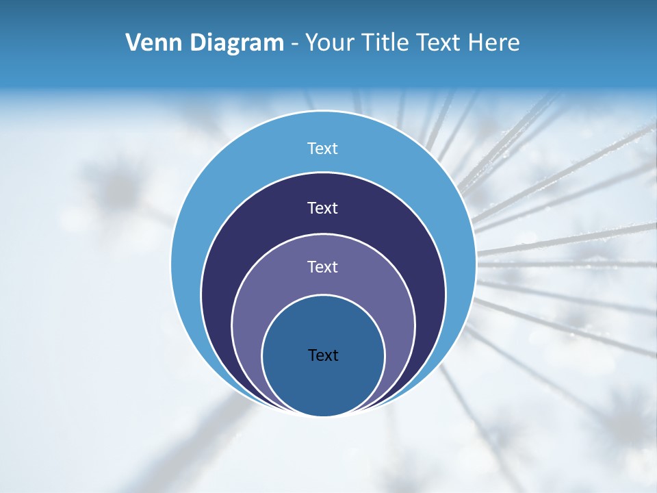 Frosty Natural Frost PowerPoint Template