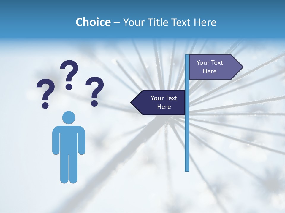 Frosty Natural Frost PowerPoint Template