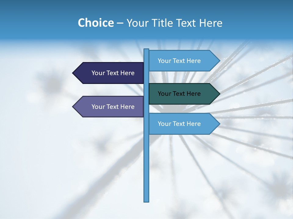 Frosty Natural Frost PowerPoint Template