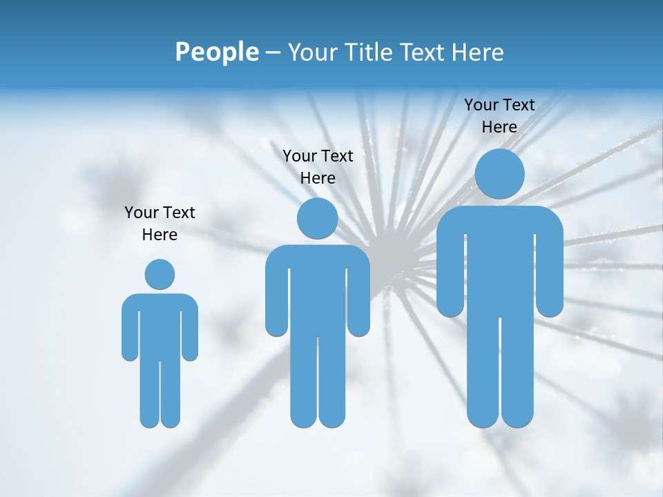 Frosty Natural Frost PowerPoint Template