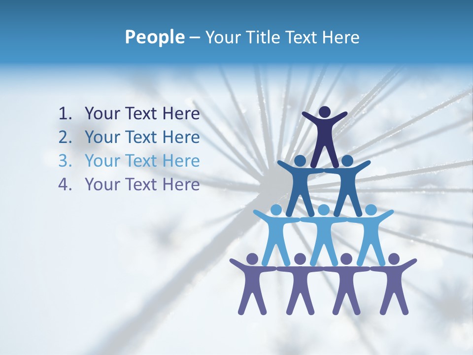 Frosty Natural Frost PowerPoint Template