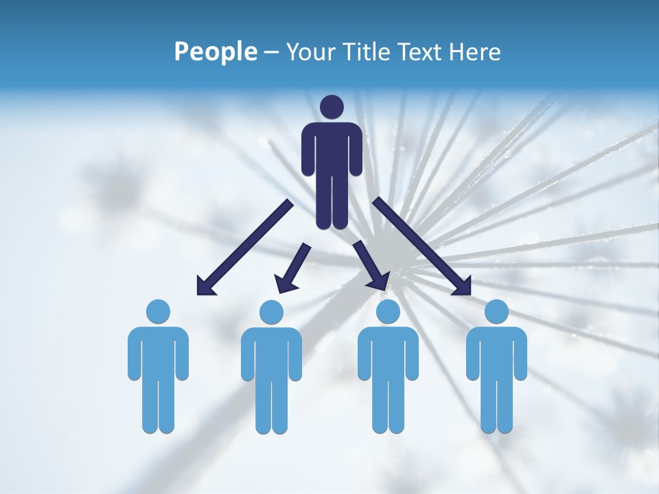 Frosty Natural Frost PowerPoint Template