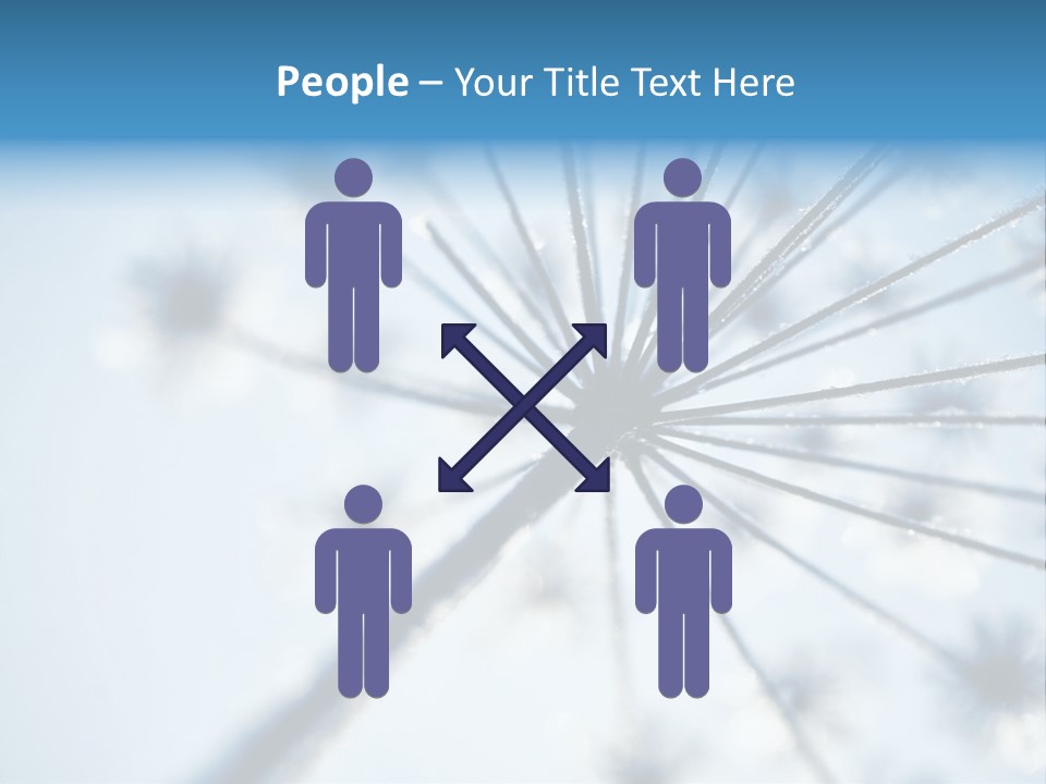 Frosty Natural Frost PowerPoint Template