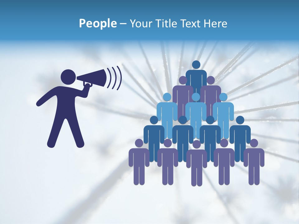 Frosty Natural Frost PowerPoint Template