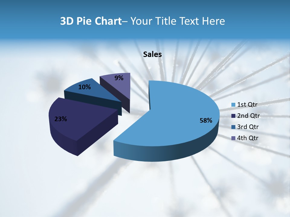 Frosty Natural Frost PowerPoint Template