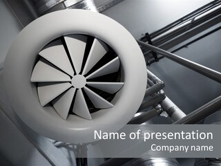 Temperature Conditioning Building PowerPoint Template