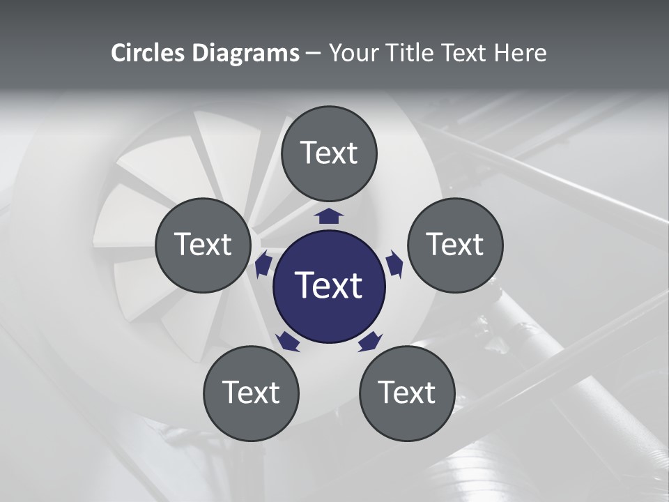 Temperature Conditioning Building PowerPoint Template