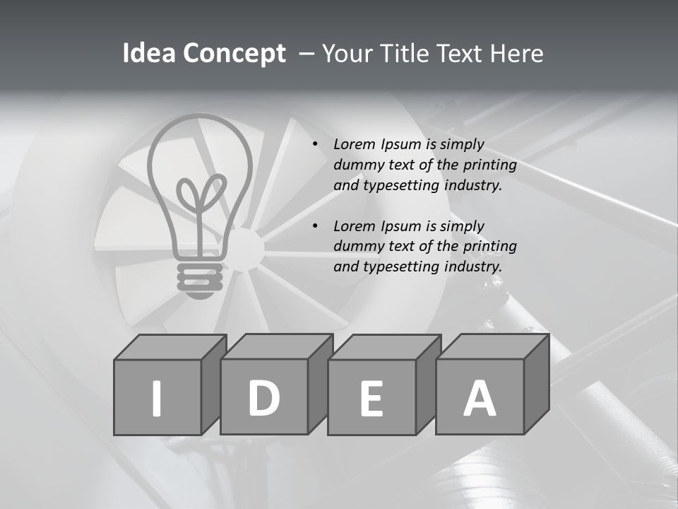 Temperature Conditioning Building PowerPoint Template