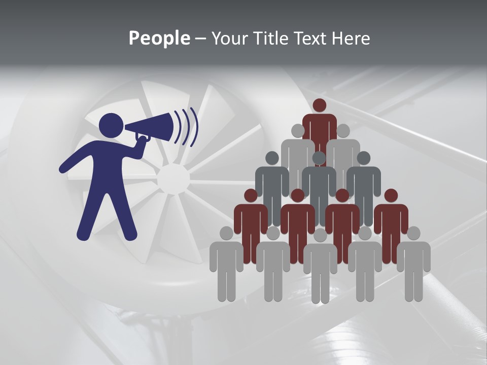 Temperature Conditioning Building PowerPoint Template