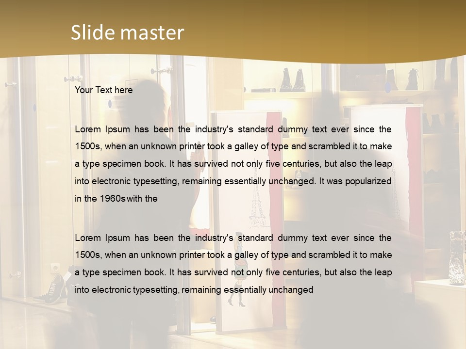 Clothes People Purchase PowerPoint Template