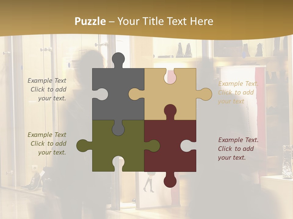 Clothes People Purchase PowerPoint Template