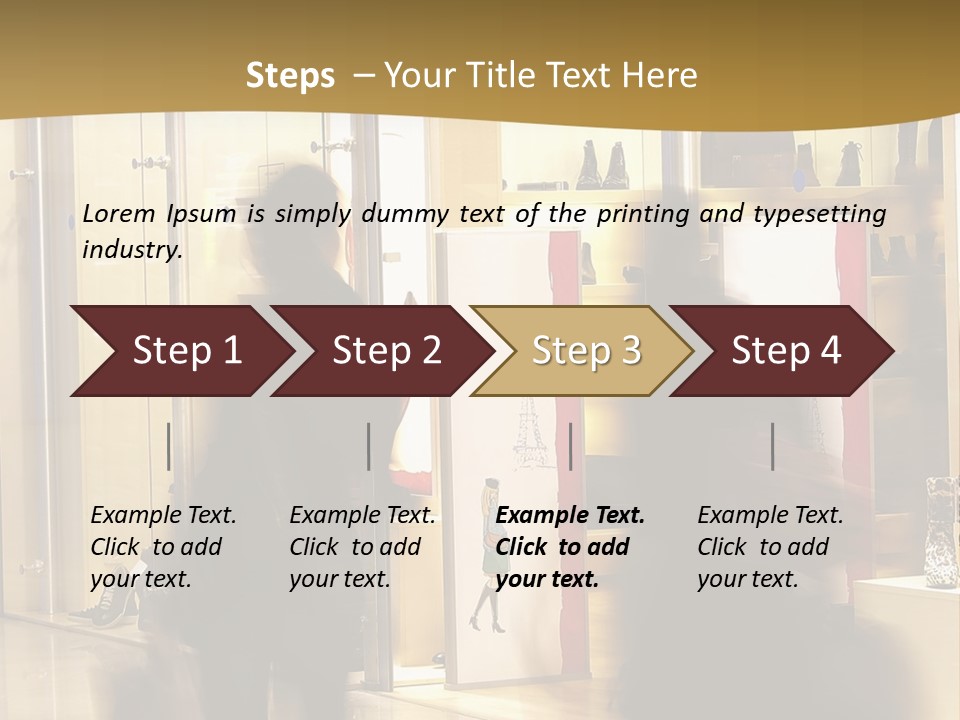Clothes People Purchase PowerPoint Template