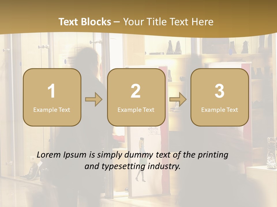 Clothes People Purchase PowerPoint Template
