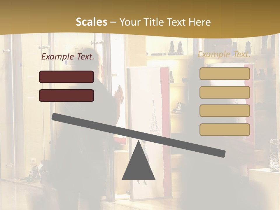 Clothes People Purchase PowerPoint Template