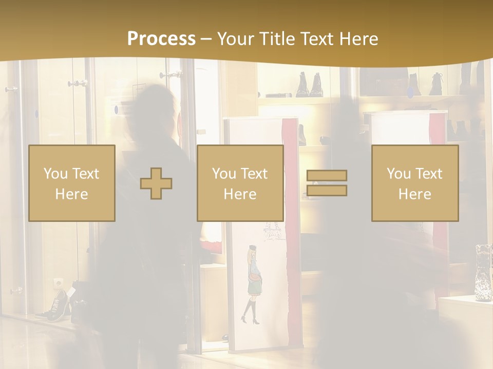 Clothes People Purchase PowerPoint Template