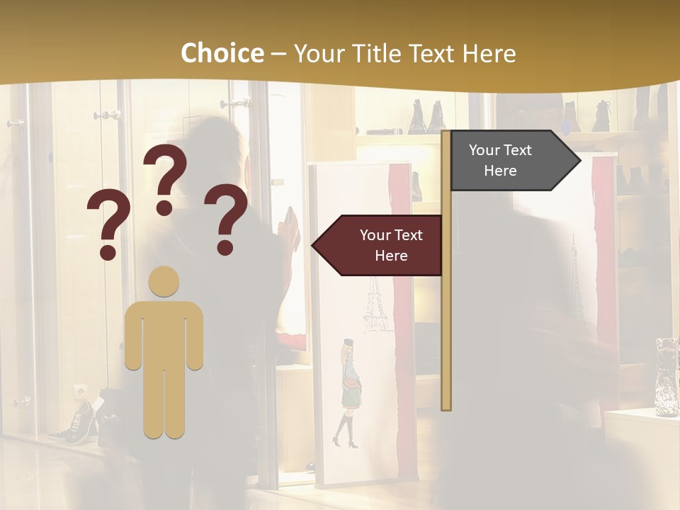 Clothes People Purchase PowerPoint Template