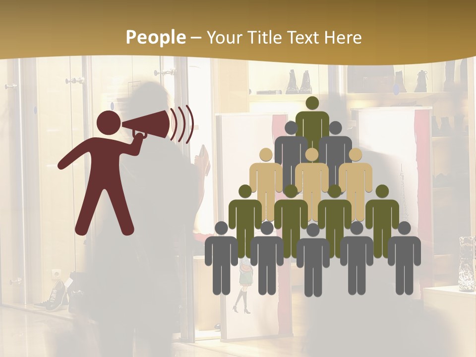 Clothes People Purchase PowerPoint Template