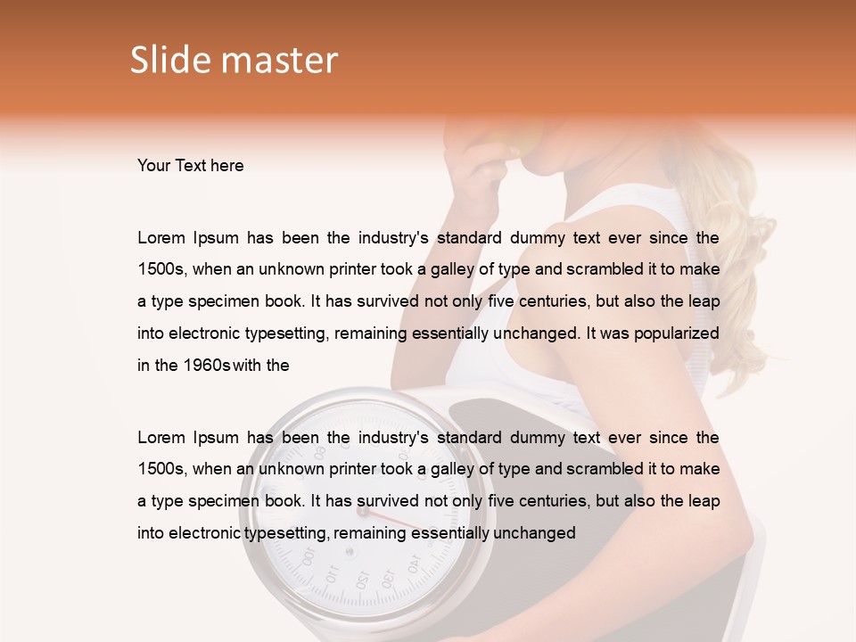 Drying Elegance Beautiful PowerPoint Template