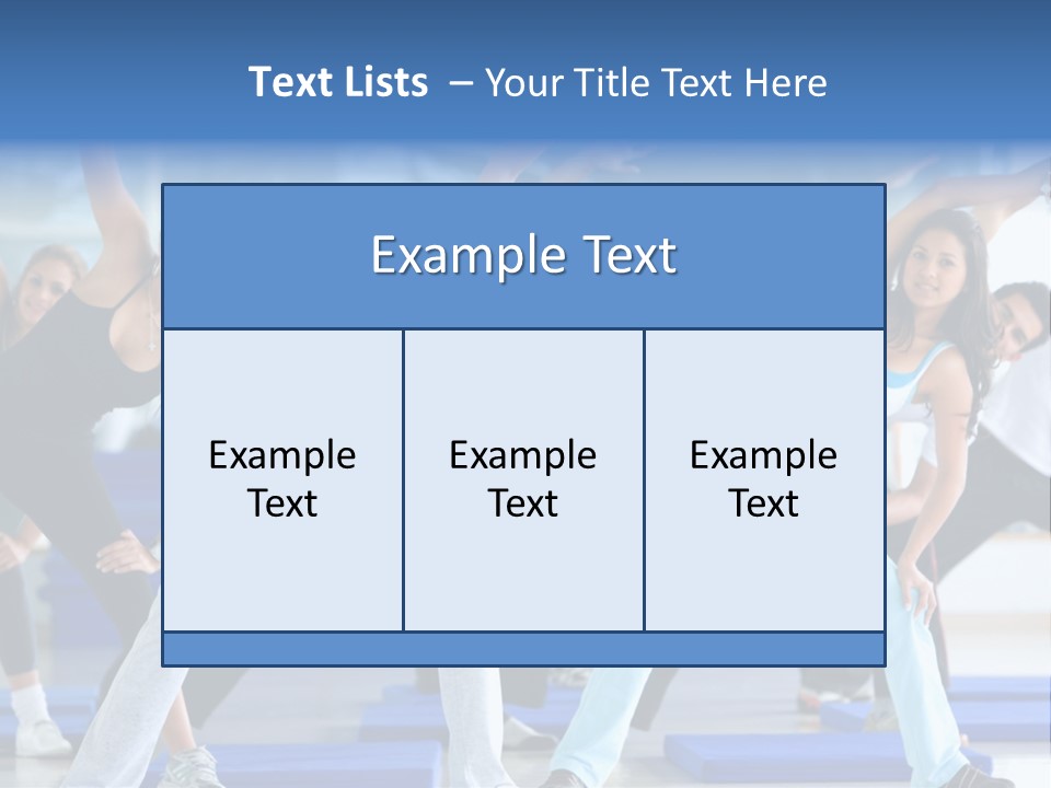 A Group Of Women Doing Yoga In A Gym PowerPoint Template
