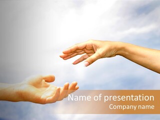 Gesture Relationship Symbolic PowerPoint Template