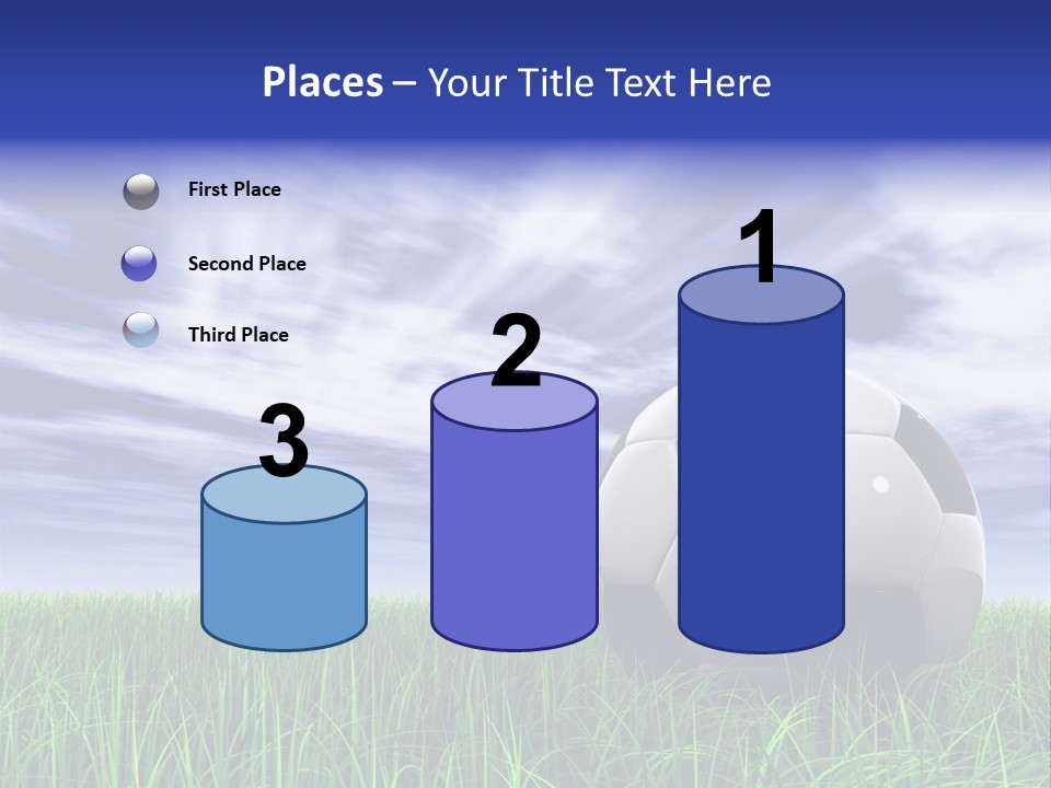 Clouds Horizontal Sphere PowerPoint Template