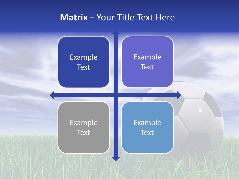 Clouds Horizontal Sphere PowerPoint Template
