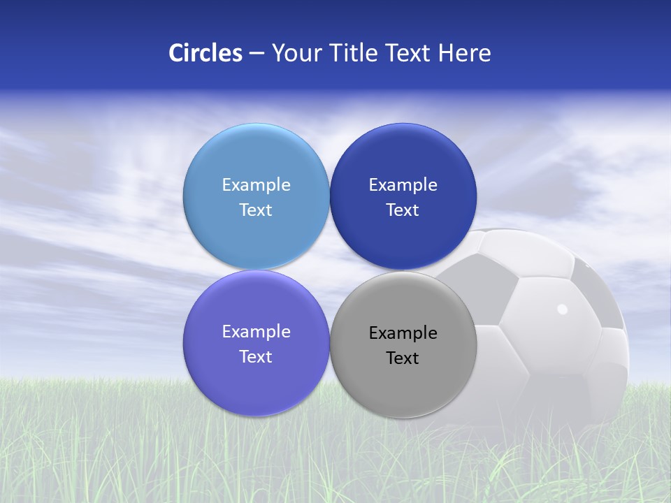 Clouds Horizontal Sphere PowerPoint Template
