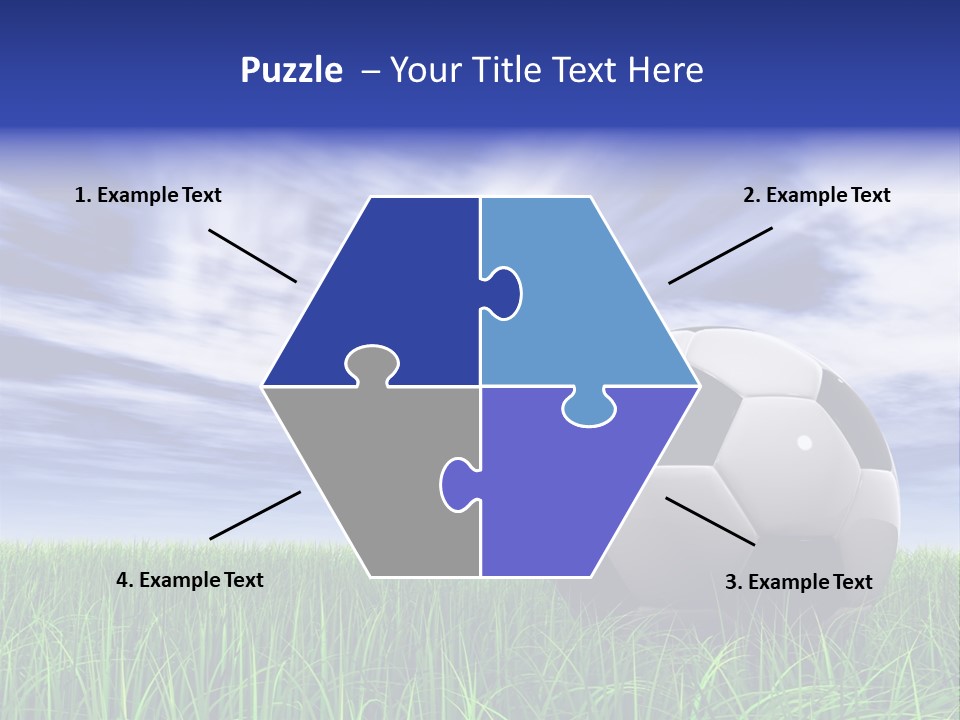 Clouds Horizontal Sphere PowerPoint Template
