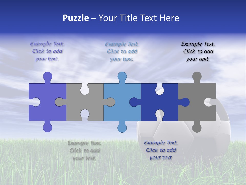 Clouds Horizontal Sphere PowerPoint Template