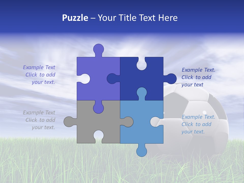 Clouds Horizontal Sphere PowerPoint Template