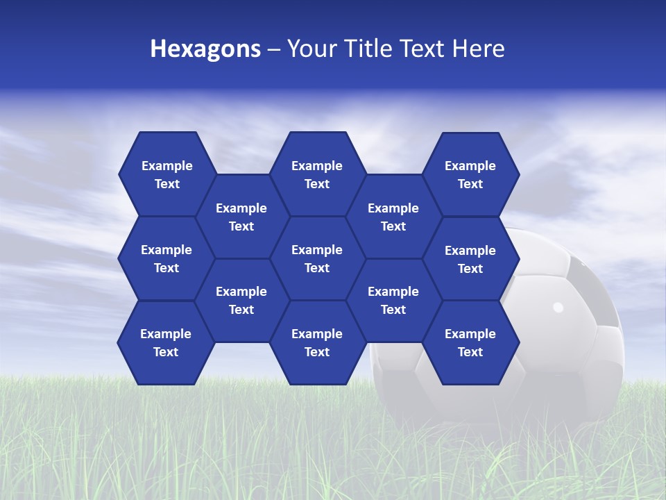 Clouds Horizontal Sphere PowerPoint Template