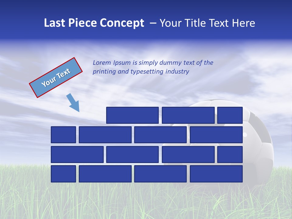 Clouds Horizontal Sphere PowerPoint Template