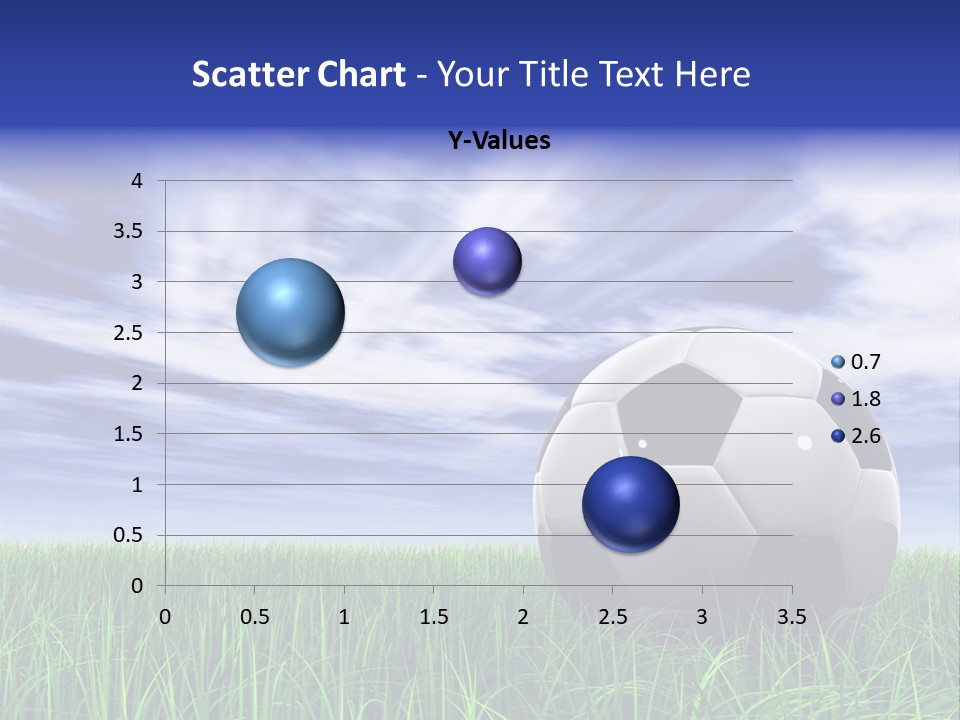 Clouds Horizontal Sphere PowerPoint Template