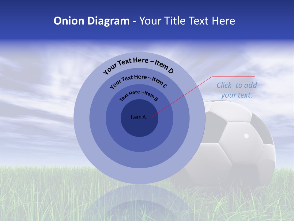 Clouds Horizontal Sphere PowerPoint Template